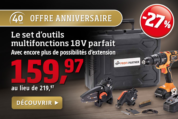 Offre anniversaire - kit d’outils multifonction