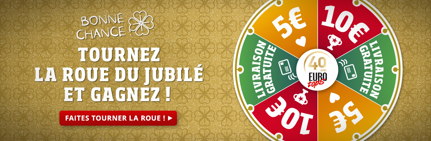 Tourner la roue de la fortune du jubilé et gagner