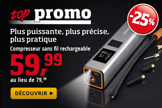 top promo - Compresseur sans fil rechargeable