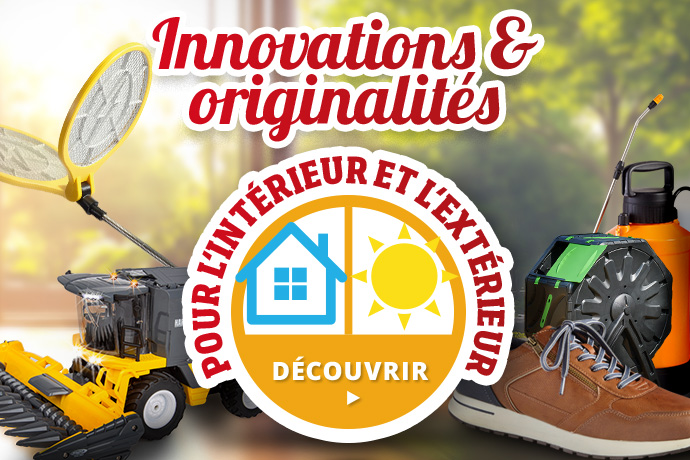 Innovations & originalités  - Découvrez