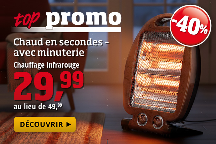top promo - Chauffage infrarouge