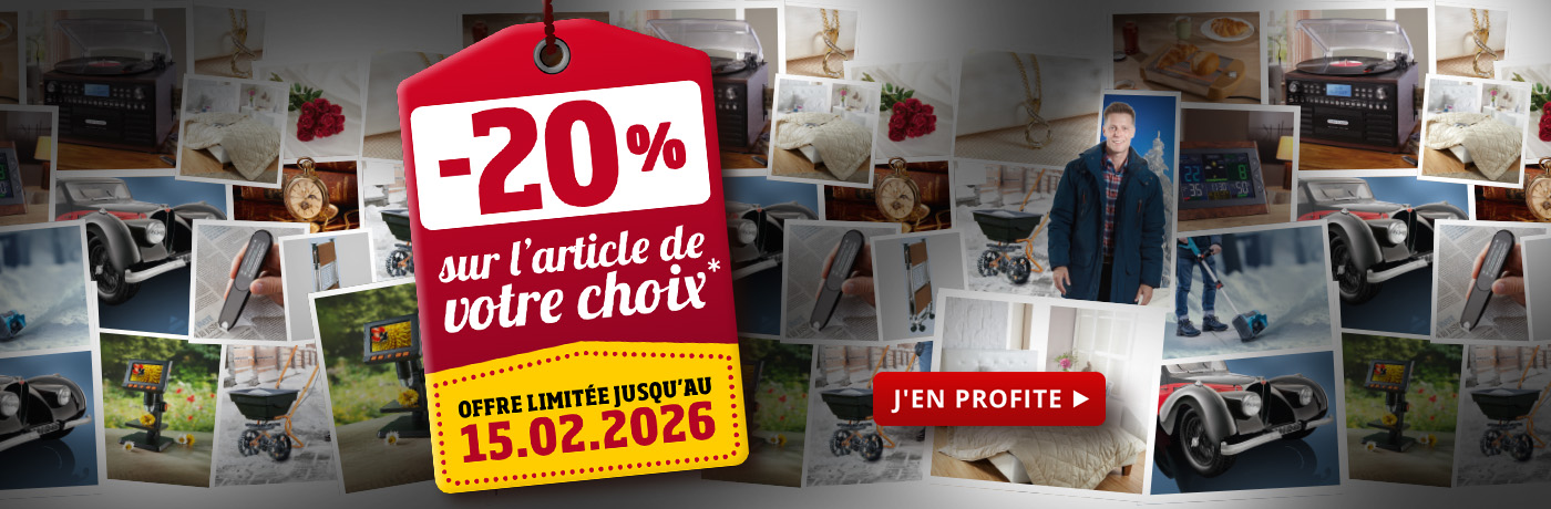 20 % sur un article de votre choix chez Eurotops