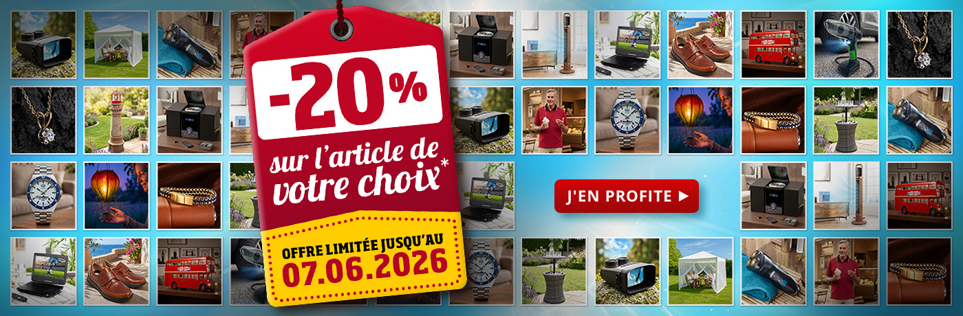 20 % de réduction sur un article de votre choix chez Eurotops