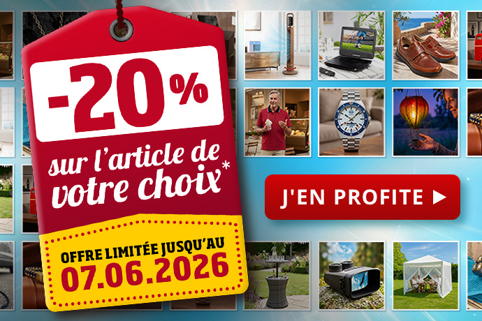 20 % de réduction sur un article de votre choix chez Eurotops