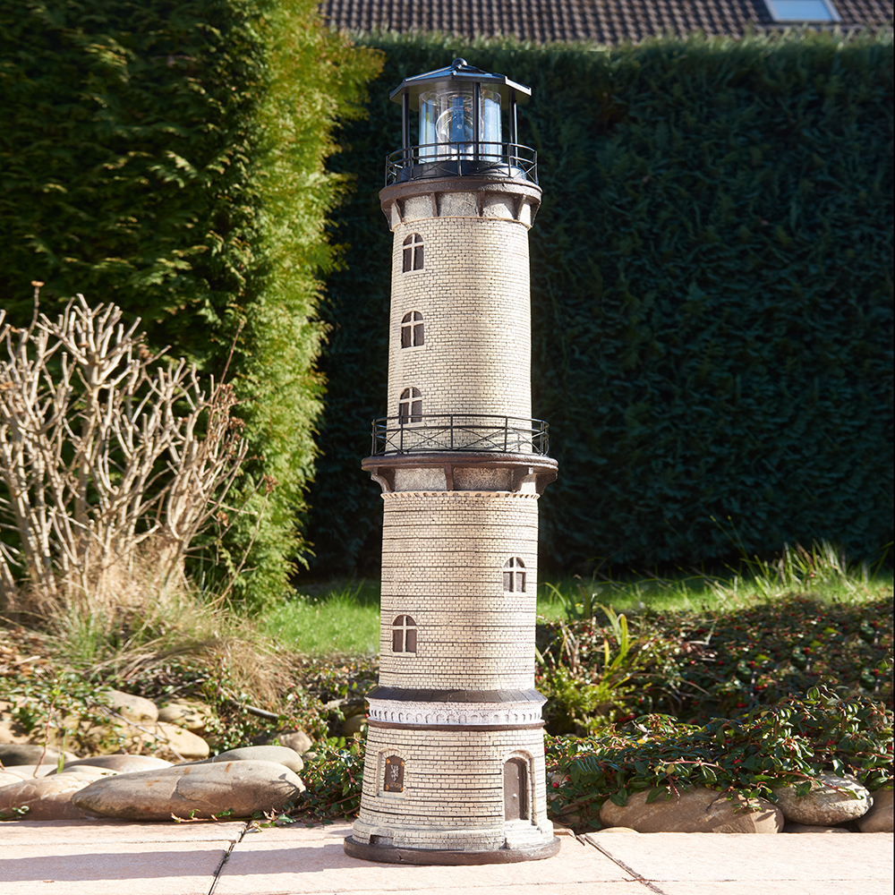 Phare Rotatif Led Phare Solaire Paysage Lumière Led Phare Phare Phare Phare  Tournant Lampe Décorative Extérieure Économie d'Énergie Lumière Solaire  Paysage 