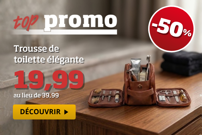 Top promo - Trousse de toilette élégante