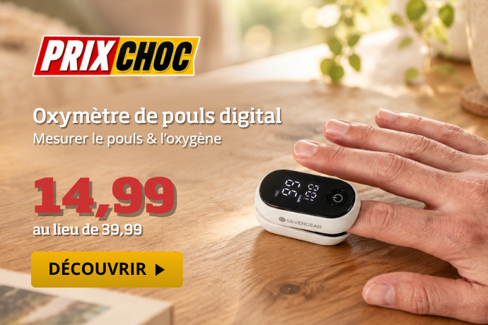 Prix choc - Oxymètre de pouls digital
