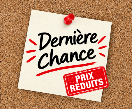 Dernières pièces à prix réduits