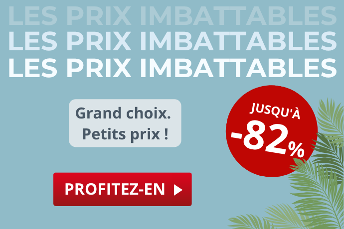 Les prix imbattables 2026 chez Eurotops
