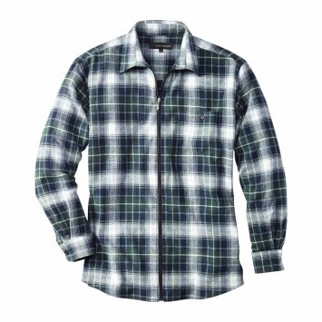 Chemise de flanelle zippée