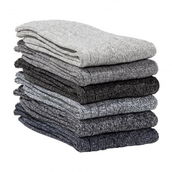 Chaussettes hautes thermiques norvégiennes 6 paires