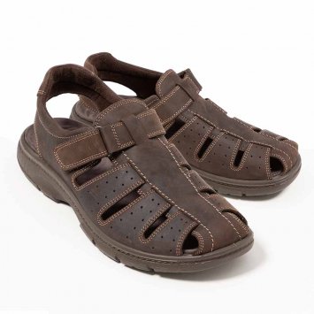 Sandales à velcro pour hommes