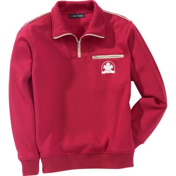 Sweat-shirt polaire avec poche poitrine