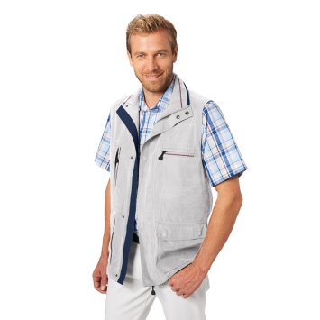 Veste sans manches en microfibre