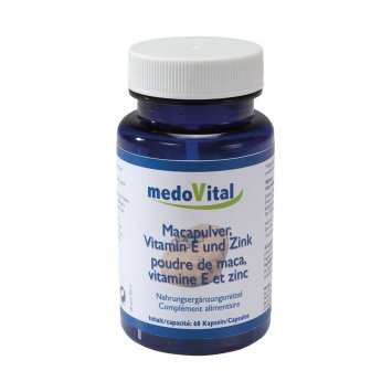 Capsules de poudre de maca 60 capsules