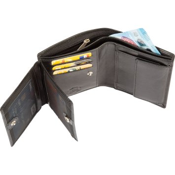 Portefeuille en cuir de buffle