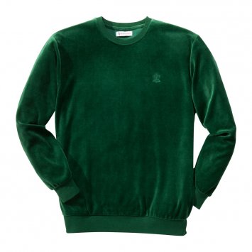Pull homme en velours ras
