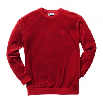 Pull homme en velours ras