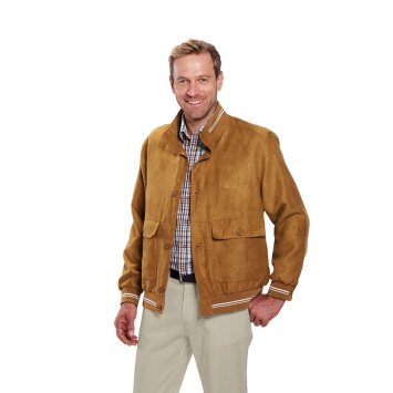Blouson en micro velours
