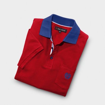 Polo maille piquée