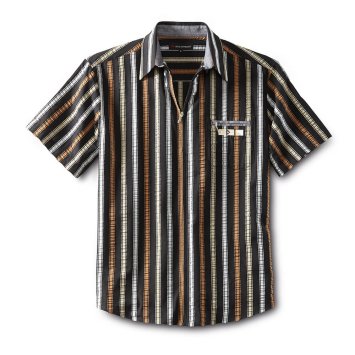 Chemise zippée en seersucker