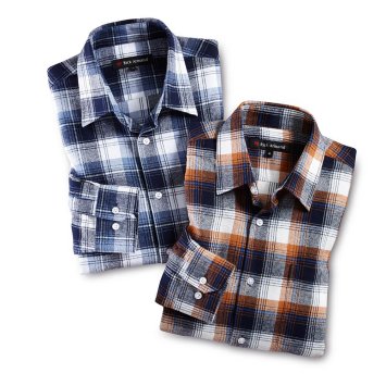 Chemise en flanelle de coton
