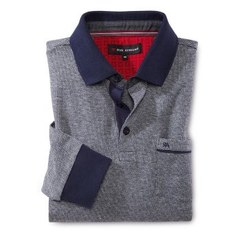 Polo motif structuré