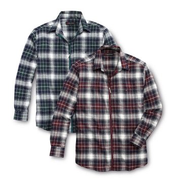 Chemise de flanelle fermeture éclair