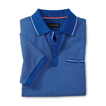 Polo maille structurée
