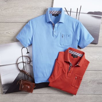 T-shirt qualité interlock au bel effet de contrastes