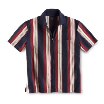 Polo avec zip continu