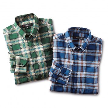 Chemise en flanelle de coton