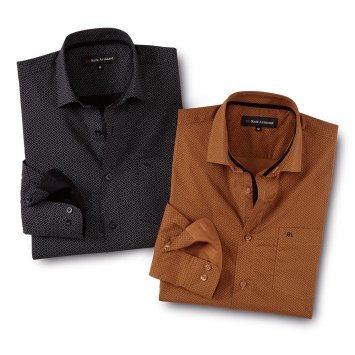 Chemise élégante à motif imprimé