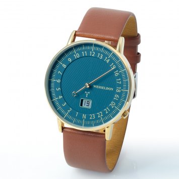 Montre mono aiguille radio-pilotée 24h