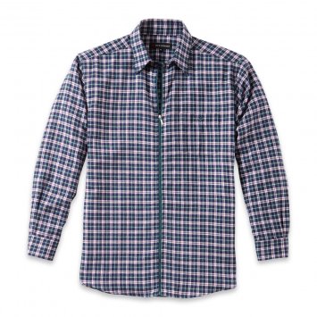 Chemise de flanelle zippée