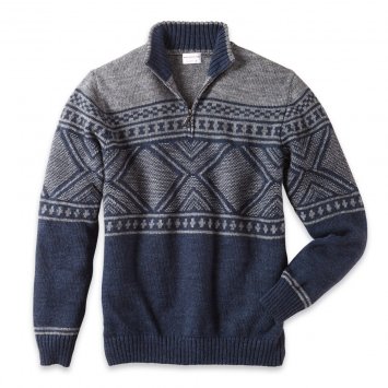 Pull sportif de style norvégien