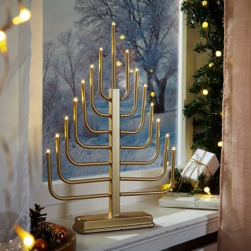 Arbre lumineux pour rebord de fenêtre