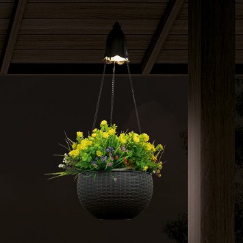 Panier suspendu solaire