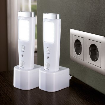 Lampe LED fonctionnelle à induction Lot de 2