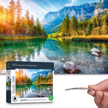 Puzzle premium 1.500 pièces « Alpes Wanderlust »