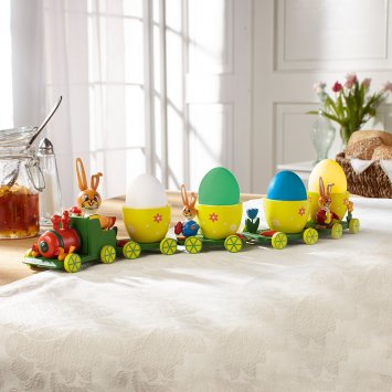 Train de Pâques avec coquetiers