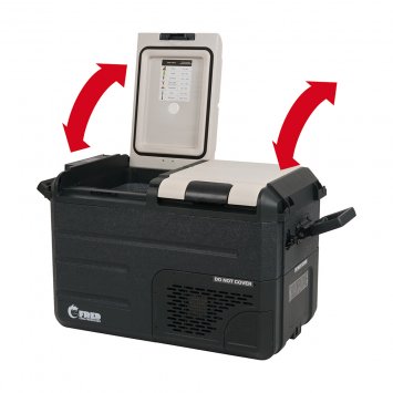 Réfrigérateur-congélateur portable à 2 compartiments