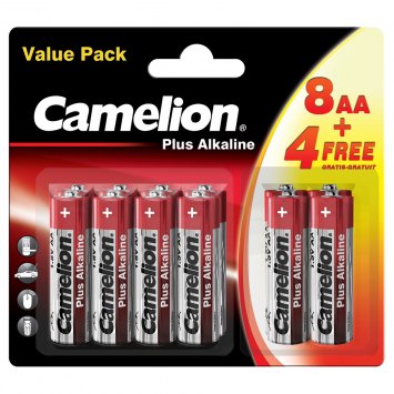 Lot économique de 12 piles AA