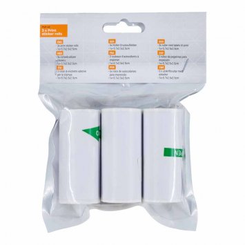 Papier d’étiquettes thermique 3 rouleaux