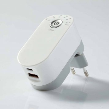 Adaptateur de prise combiné avec minuteur