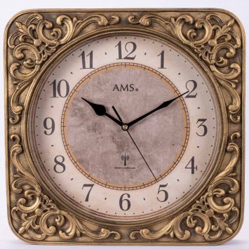 Horloge murale radiopilotée « décor »