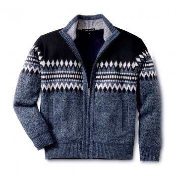Cardigan style norvégien