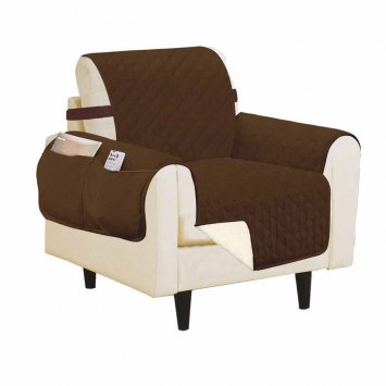 Jetés réversibles pour meubles capitonnés fauteuil