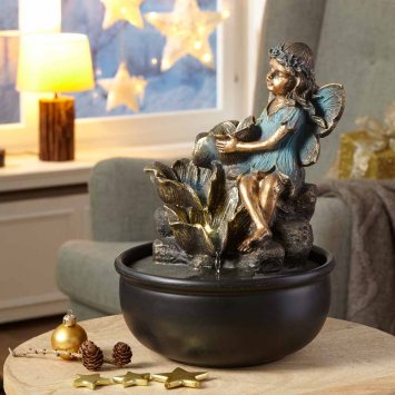 Fontaine d'intérieur LED « Engel »