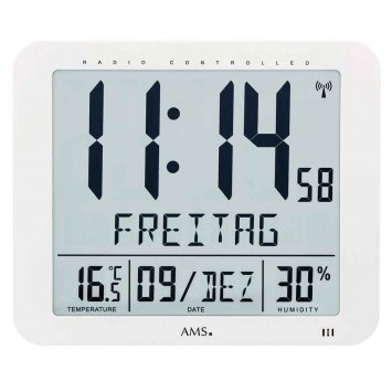 Horloge murale radiopilotée